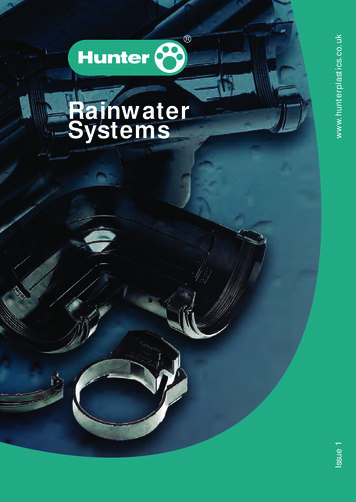 Rainwater Systems - Hunter Plastics