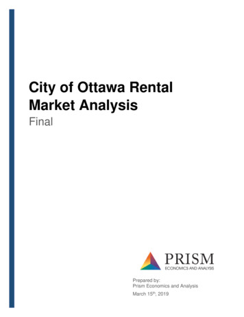 City Of Ottawa Rental Market Analysis