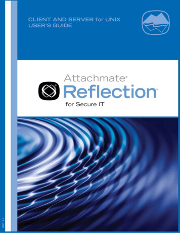Reflection For Secure IT User's Guide - Micro Focus