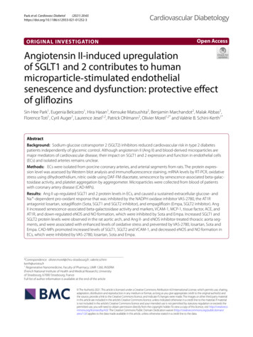 ORIGINAL INVESTIGATION Open Access AngiotensinII-inducedupregulation .