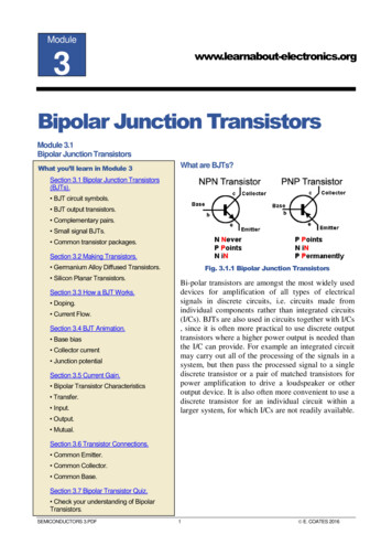 Bipolar Junction Transistors - Learn About Electronics