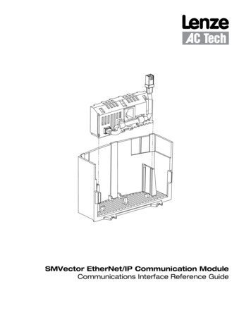 SMVector EtherNet/IP Communication Module Communications Interface .