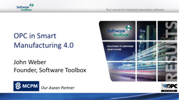 OPC In Smart Manufacturing 4 - Mcpmww 