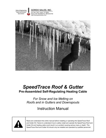 SpeedTrace Roof & Gutter - Gordo Sales