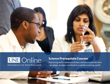 Science Prerequisite Courses - UNE Online