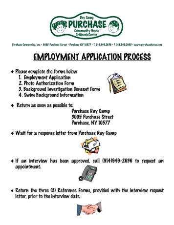 Employment Application Revised 2021