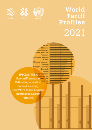 WTO ITC 2021 - World Trade Organization