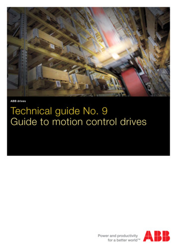 Technical Guide No. 9 - Guide To Motion Control Drives - ABB