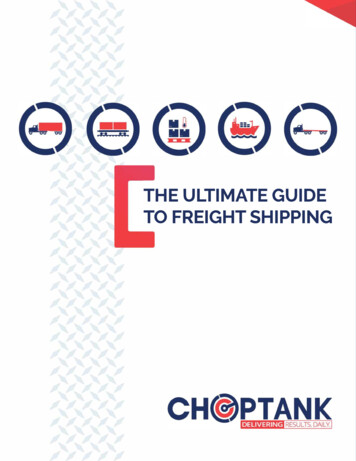 The Ultimate Guide To Freight Shipping