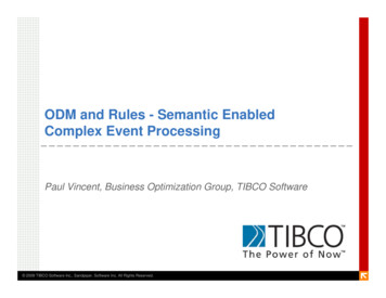 ODM And Rules - Semantic Enabled Complex Event Processing