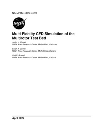 Multi-Fidelity CFD Simulation Of The Multirotor Test Bed
