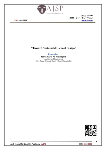 Toward Sustainable School Design