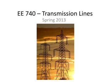 EE 340 - Transmission Lines - University Of Nevada, Las Vegas