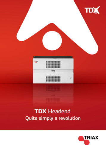 TDX Headend - Xptv.ru
