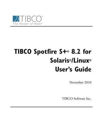 Spotfire S User's Guide For UNIX - Msi.co.jp