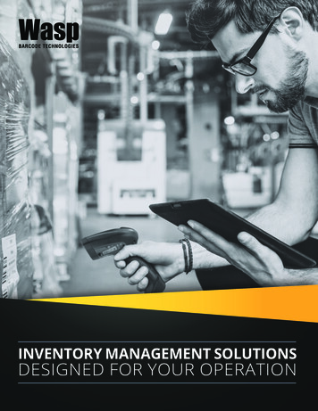 Inventory Management Solutions Designed For Your Operation