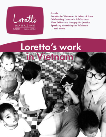 Loretto's Work In Vietnam - Loretto Community
