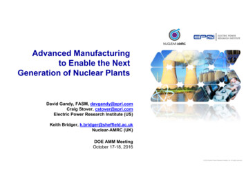 EPRI SMR Reactor Vessel Manufacture Fabrication Demonstration Project