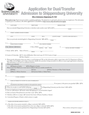 Office Of Admissions, Shippensburg, PA 17257 - Hagerstown Community College