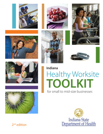Indiana Healthy Worksite TOOLKIT