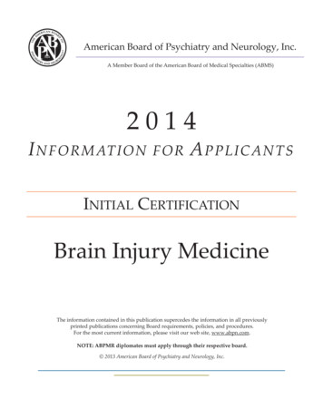 2 0 1 4 - American Board Of Psychiatry And Neurology