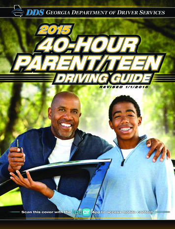 2015 40-hour Parent/Teen