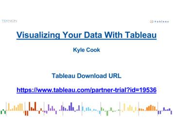 Visualizing Your Data With Tableau - Texas