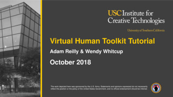 Virtual Human Toolkit Tutorial - Institute For Creative Technologies