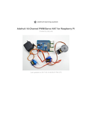 Adafruit 16-Channel PWM/Servo HAT For Raspberry Pi - Farnell