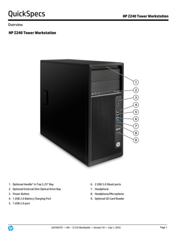 HP Z240 Tower Workstation - Usermanual.wiki