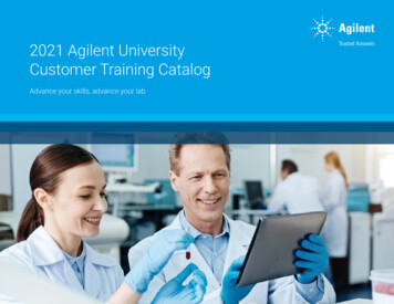 Agilent University Course Catalog EBook 2021