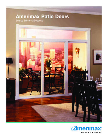 Amerimax Patio Doors - Hardy Windows