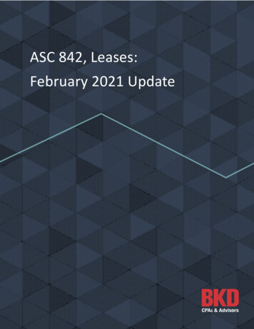 ASC 842, Leases: February 2021 Update - FORVIS