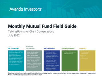 Avantis - Mutual Fund Field Guide - Avantis Investors