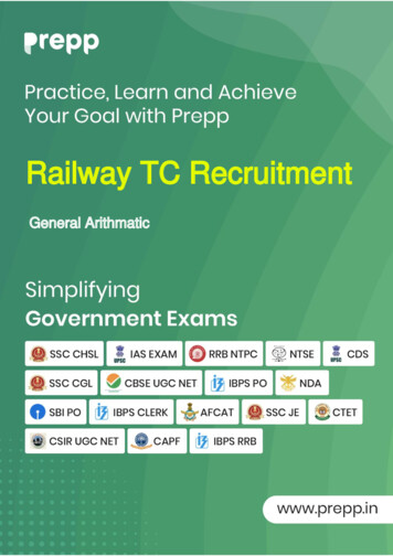 Railway TC Recruitment - Collegedunia