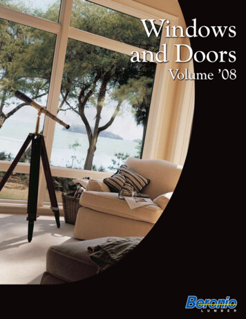 Windows And Doors - Beronio Lumber
