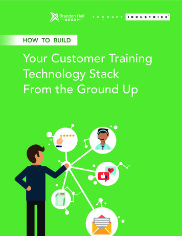 Your Customer Training Technology Stack From The Ground Up