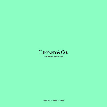 THE BLUE BOOK 2016 - Tiffany & Co.