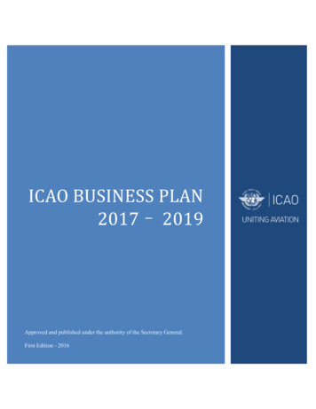 Icao Business Plan 2017- 2019