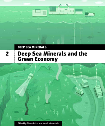 DEEP SEA MINERALS 2 Deep Sea Minerals And The Green Economy
