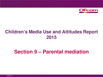 Section 9 - Parental Mediation