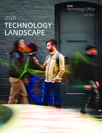 April 2015 2020 TECHNOLOGY LANDSCAPE - Insight NL