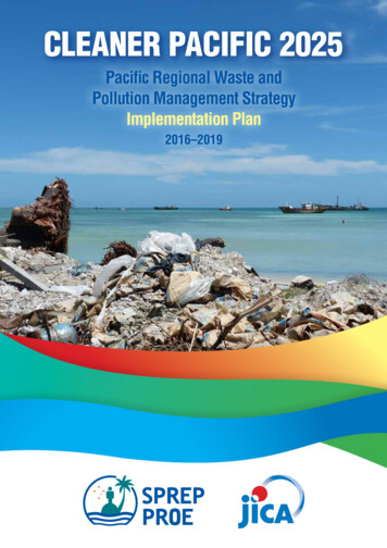 Cleaner Pacific 2025 - Sprep
