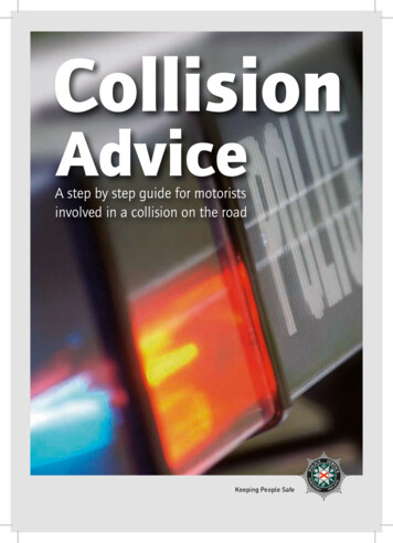 Collision Advice - As Step By Step Guide For Motorists Involved In A .