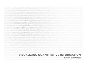 Visualizing Quantitative Informationvisualizing Quantitative Information