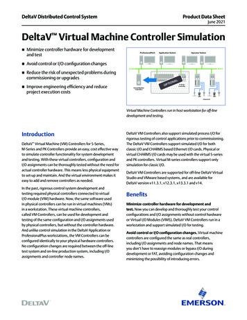 DeltaV Virtual Machine Controller Simulation - Emerson