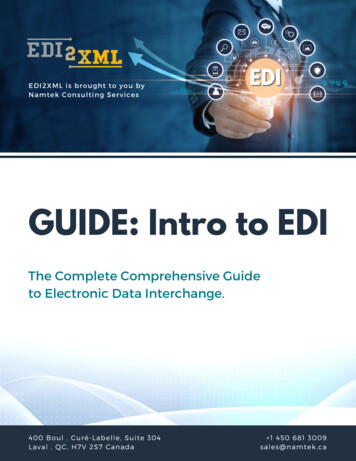 Guide: Intro To EDI - EDI2XML