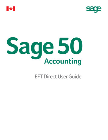 Sage 50 EFT User Guide
