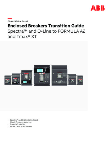 CONVERSION GUIDE Enclosed Breakers Transition Guide Spectra And Q-Line .