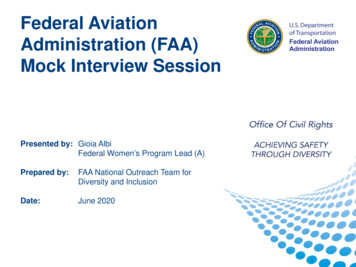Federal Aviation Administration (FAA) Mock Interview Session